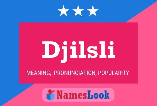 Djilsli Namensposter