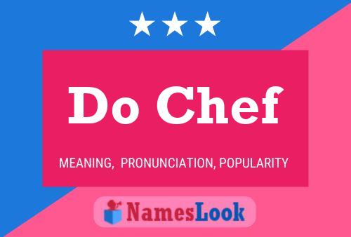 Do Chef Namensposter