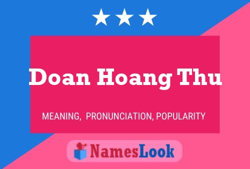 Doan Hoang Thu Namensposter