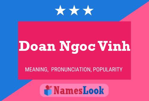 Doan Ngoc Vinh Namensposter