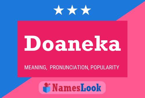 Doaneka Namensposter