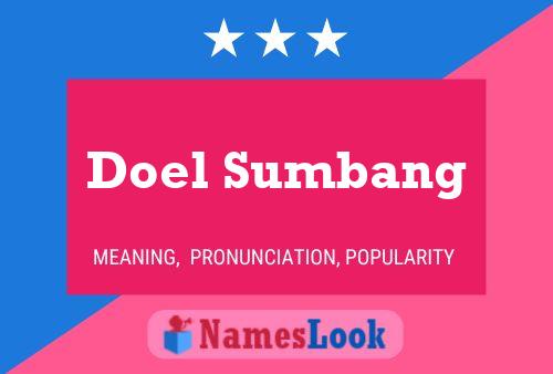 Doel Sumbang Namensposter