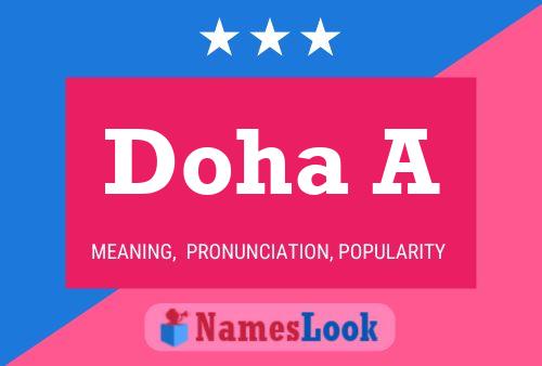 Doha A Namensposter