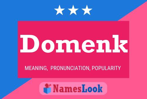 Domenk Namensposter