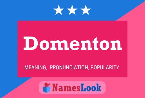 Domenton Namensposter