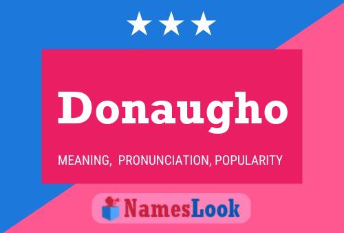 Donaugho Namensposter