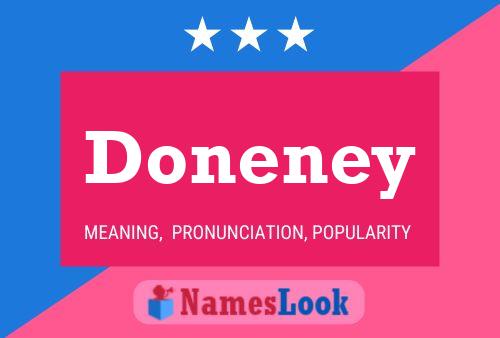 Doneney Namensposter