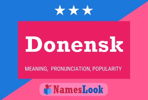 Donensk Namensposter