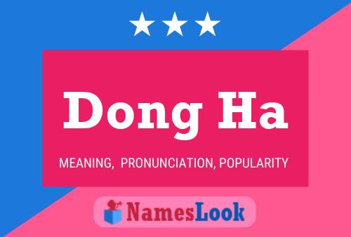 Dong Ha Namensposter