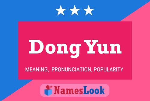 Dong Yun Namensposter