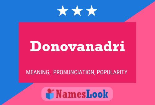 Donovanadri Namensposter