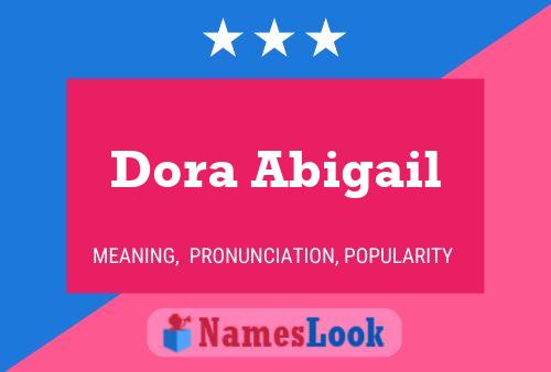 Dora Abigail Namensposter