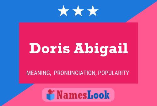 Doris Abigail Namensposter