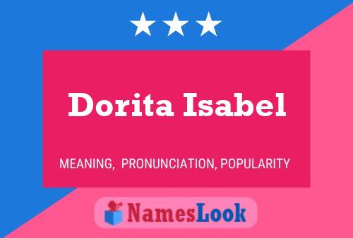 Dorita Isabel Namensposter