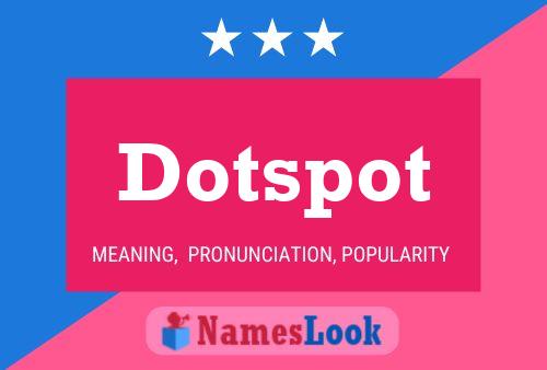 Dotspot Namensposter