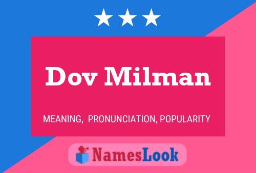 Dov Milman Namensposter