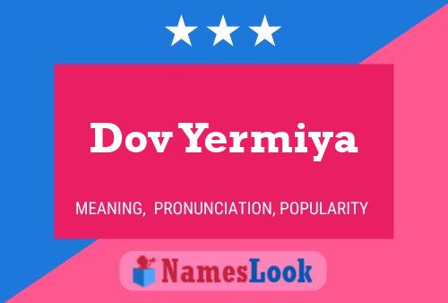 Dov Yermiya Namensposter