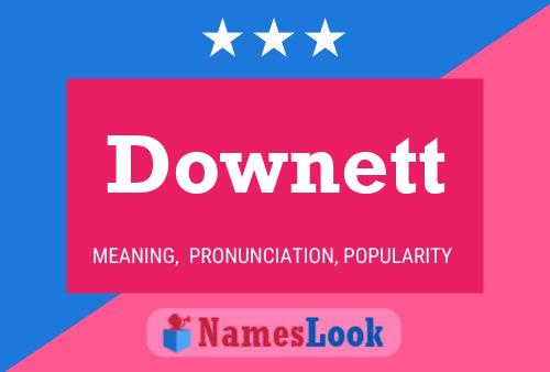 Downett Namensposter