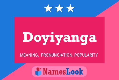 Doyiyanga Namensposter