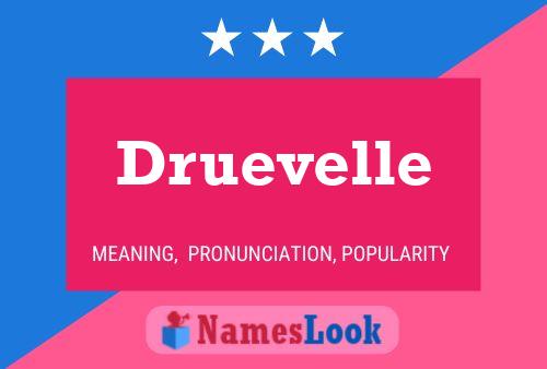 Druevelle Namensposter