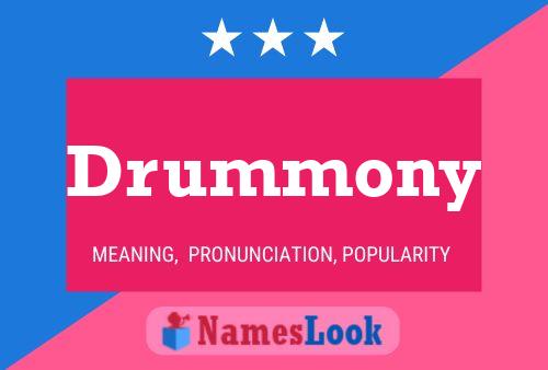 Drummony Namensposter