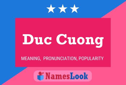 Duc Cuong Namensposter