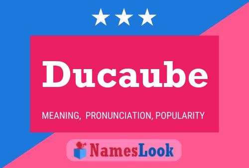 Ducaube Namensposter