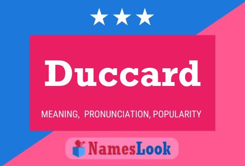 Duccard Namensposter