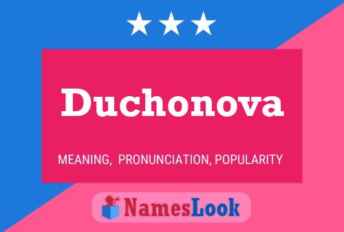 Duchonova Namensposter