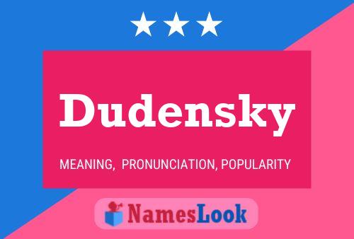 Dudensky Namensposter