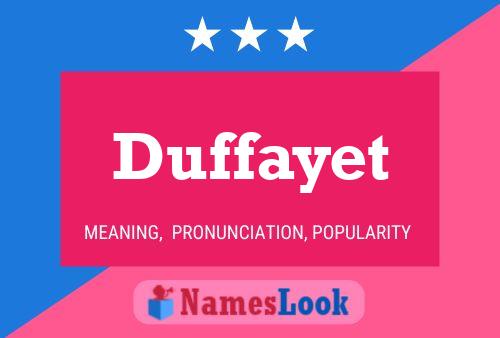 Duffayet Namensposter