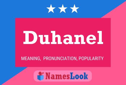 Duhanel Namensposter