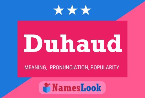 Duhaud Namensposter