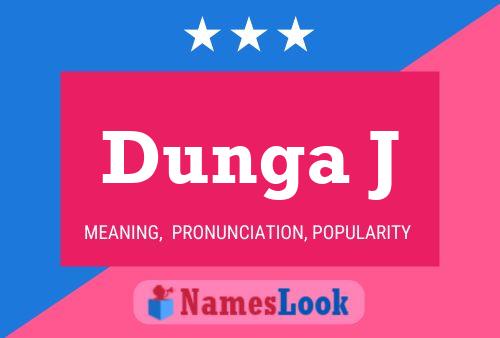 Dunga J Namensposter