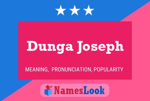 Dunga Joseph Namensposter