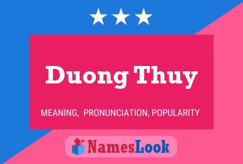 Duong Thuy Namensposter