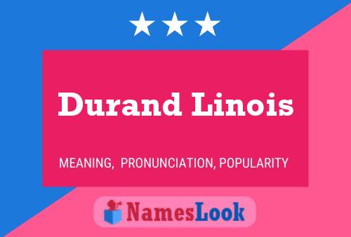 Durand Linois Namensposter