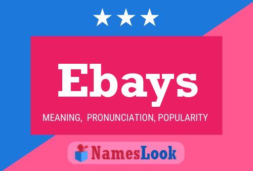 Ebays Namensposter