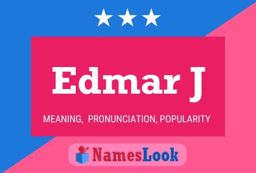 Edmar J Namensposter