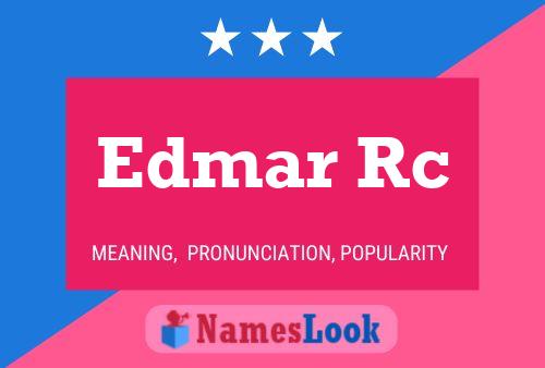 Edmar Rc Namensposter