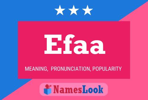 Efaa Namensposter