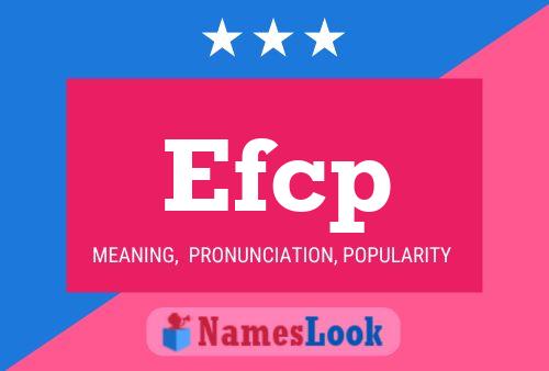 Efcp Namensposter