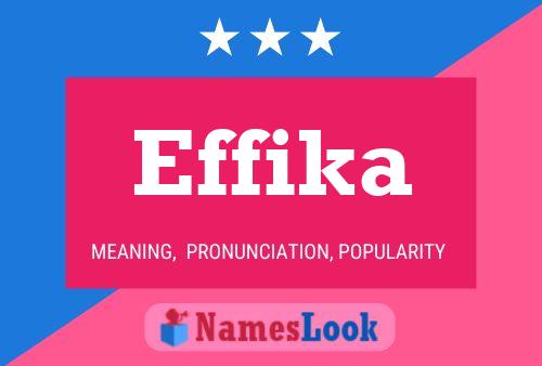 Effika Namensposter