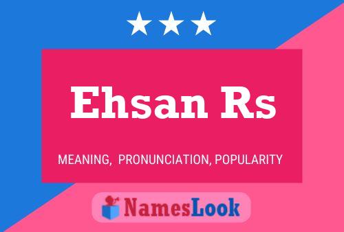 Ehsan Rs Namensposter