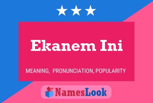 Ekanem Ini Namensposter