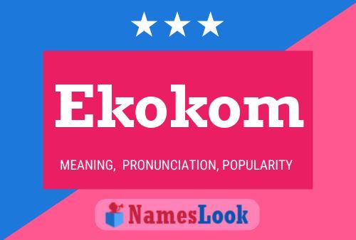 Ekokom Namensposter