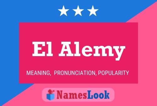 El Alemy Namensposter