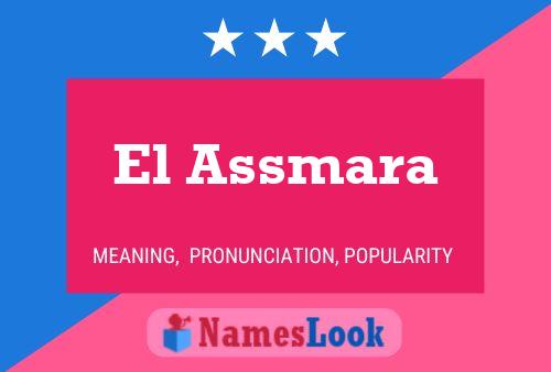 El Assmara Namensposter