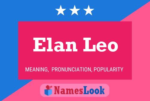 Elan Leo Namensposter