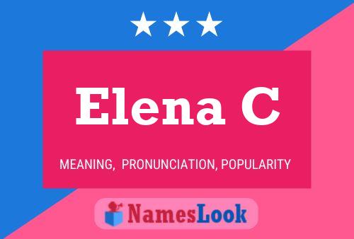 Elena C Namensposter